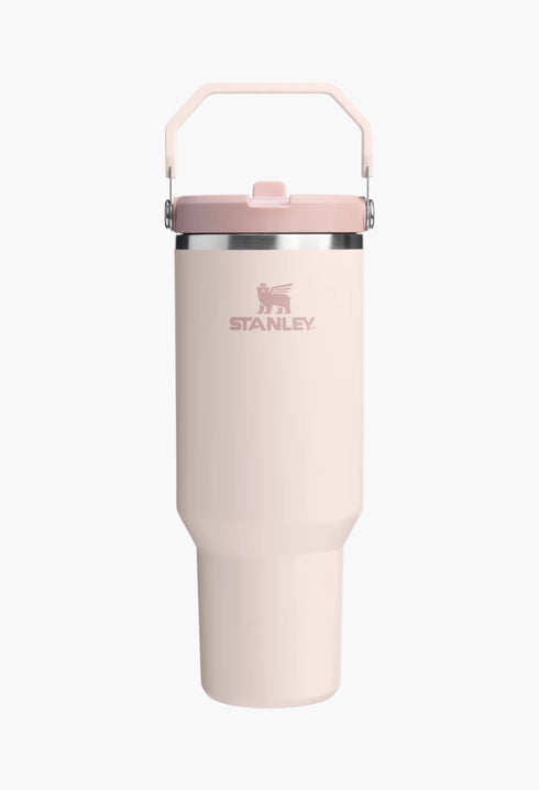 Rose Quartz - The IceFlow™ Flip Straw Tumbler | 40 OZ - GLAM MODA